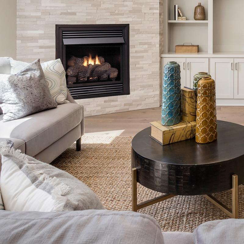 Empire Vail 26" Vent-Free Gas Fireplace & Mantel Combo - Model VFD26FM