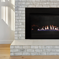 Empire Loft vent-free insert close-up flame view (series image)