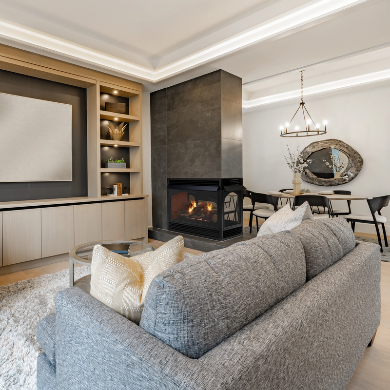 Empire 36 peninsula vent-free with Rock Creek logs (series image)