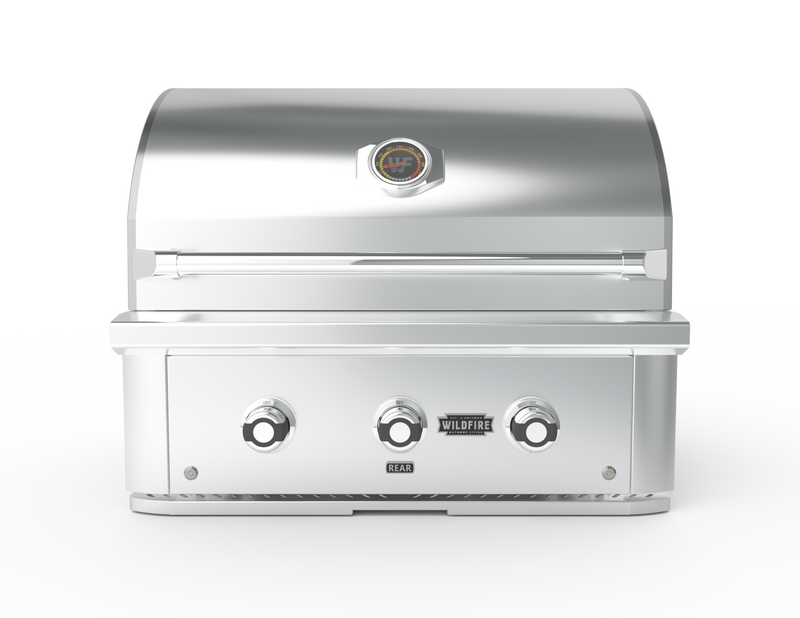 Wildfire Ranch Pro 30-Inch Built-In Gas Grill — stainless steel