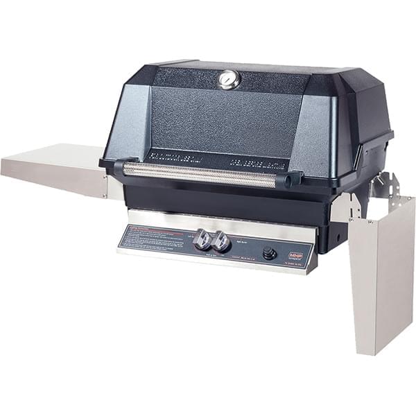 MHP WNK4DD Gas Grill Head with Folding Shelves — grill head, mounting sold separately