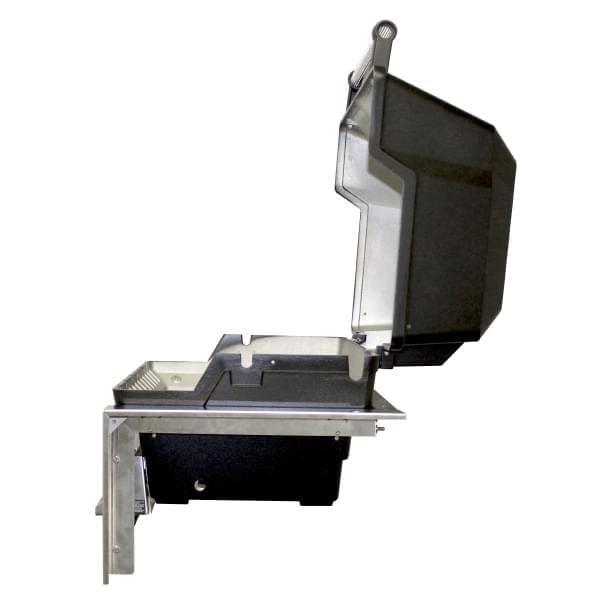 MHP WNK4LS Built-In Gas Grill — lid-open profile