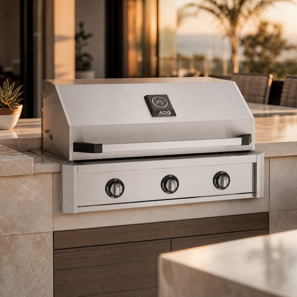 American Outdoor Grill 36" T-Series 3-Burner Built-In Gas Grill — lifestyle