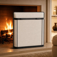 Pilgrim Vintage Iron Spark Guard Fireplace Screen - 50x33 — lifestyle