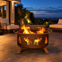 Moose & Trees Fire Pit — lifestyle