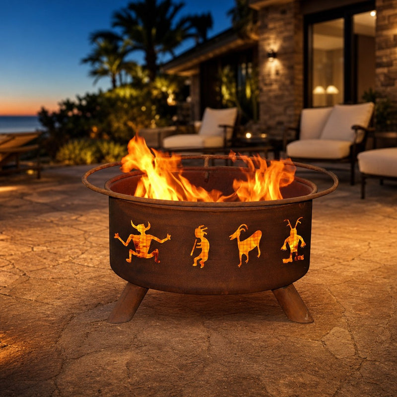 Kokopelli Fire Pit — lifestyle