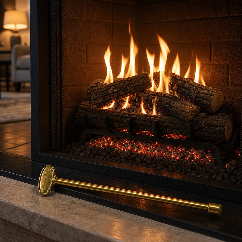 18" Universal Gas Key - Brass — lifestyle