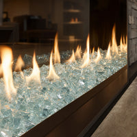 Krystal Fire - Fire Glass - 1/4"-1/2" Clear Filler — lifestyle