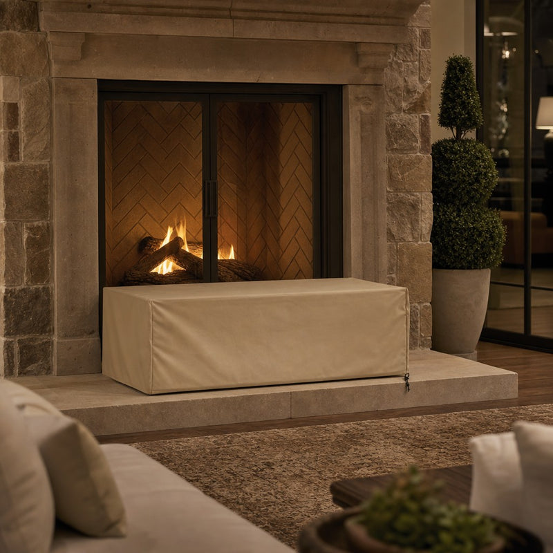 CVR5427 Linear Fire Pit Cover — lifestyle