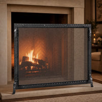 Templar Fireplace Screen — lifestyle