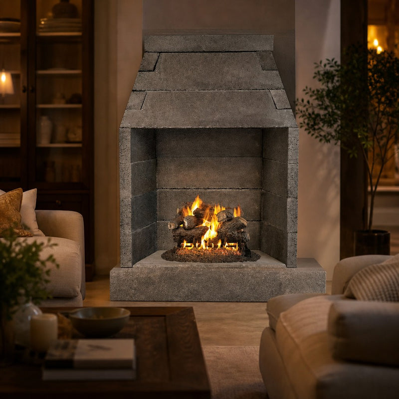 FireRock B-Vent Fireplace - 30" — lifestyle
