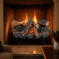 Rasmussen Chillbuster C5 Evening Embers Ventless Gas Log Set — lifestyle