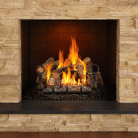 Napoleon Fiberglow Ventless Gas Log Set — lifestyle
