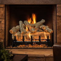 Grand Canyon Arizona Juniper See-Through Vented Gas Log Set — lifestyle