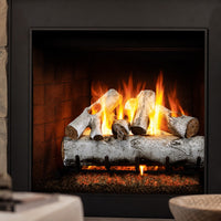 Peterson Real Fyre White Birch Vented Gas Log Set — lifestyle