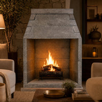 FireRock Conventional Fireplace - 36" — lifestyle