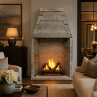 Engineered Rumford Style Masonry Fireplace System - 36" — lifestyle
