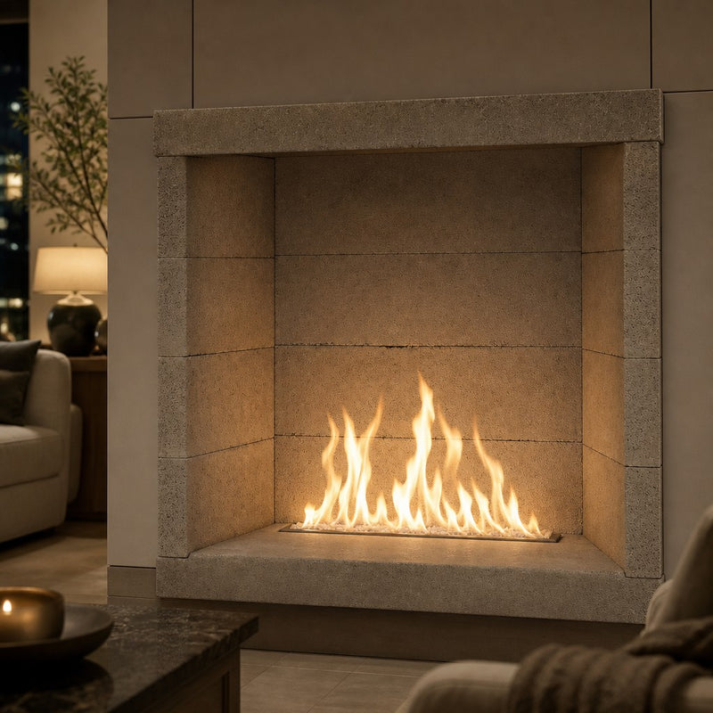 FireRock Ventless Fireplace - 48" — lifestyle