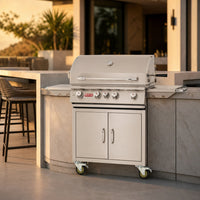Bull Angus Cart-Mount Gas Grill — lifestyle