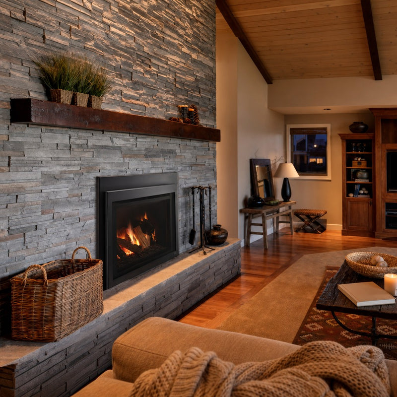 Majestic Ruby Direct Vent Gas Fireplace Insert - 30" — lifestyle