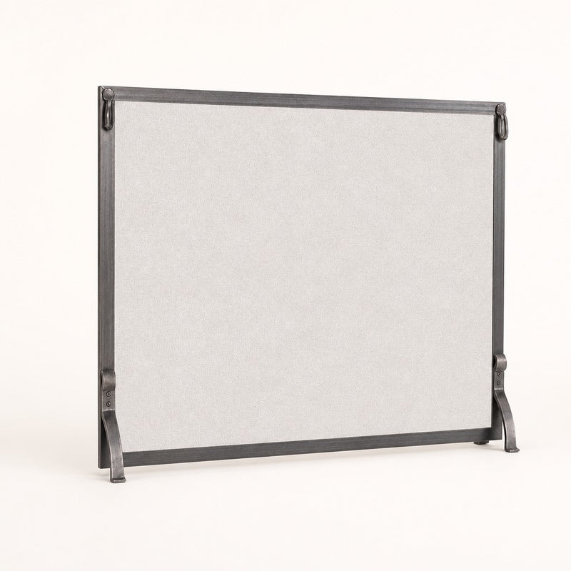 Forged Iron Fireplace Screen - 39" x 31" — studio