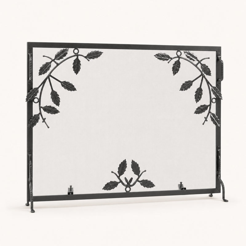 Weston Graphite Finish Fireplace Screen - Small — studio