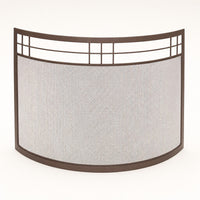 Arts and Crafts Curved Fireplace Screen — studio
