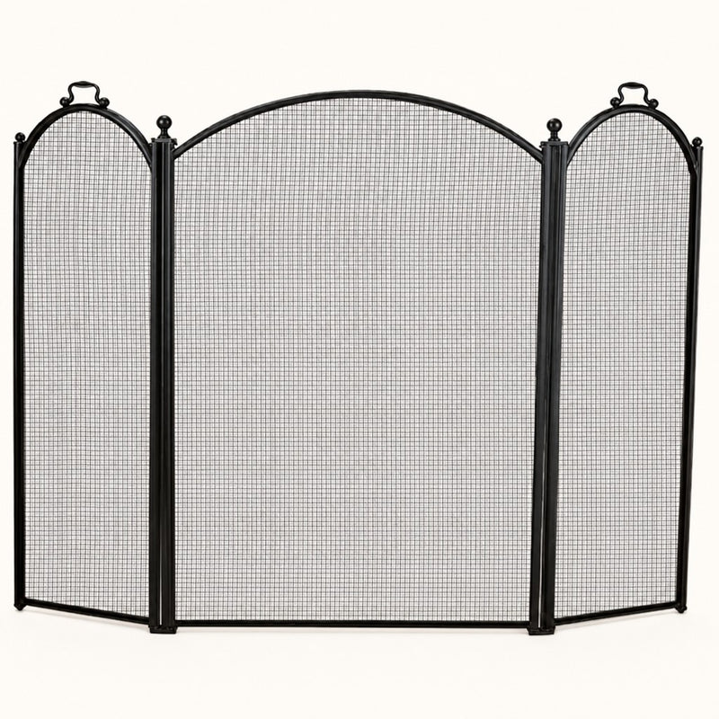 3-Panel Arched Fireplace Screen - Large — studio