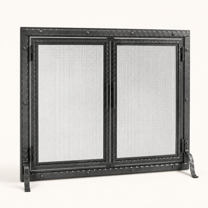 Templar Fireplace Screen with Doors — studio