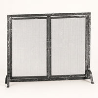 Hammered Fireplace Screen with Doors — studio
