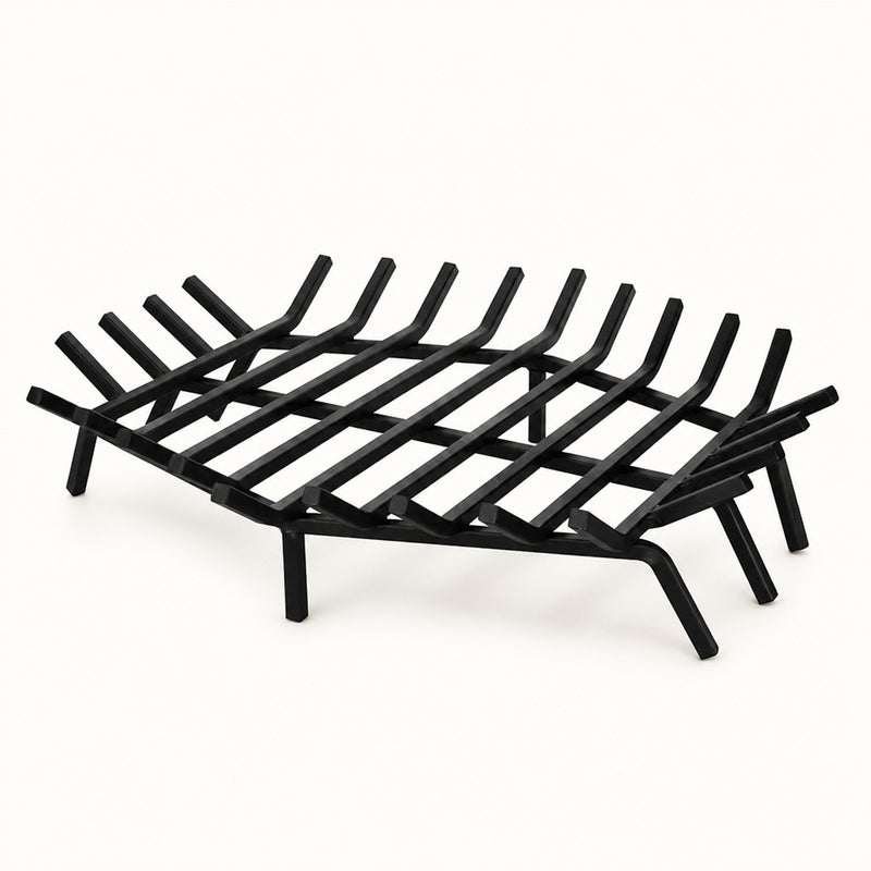 27" Hex Shape Outdoor Fireplace Grate — studio