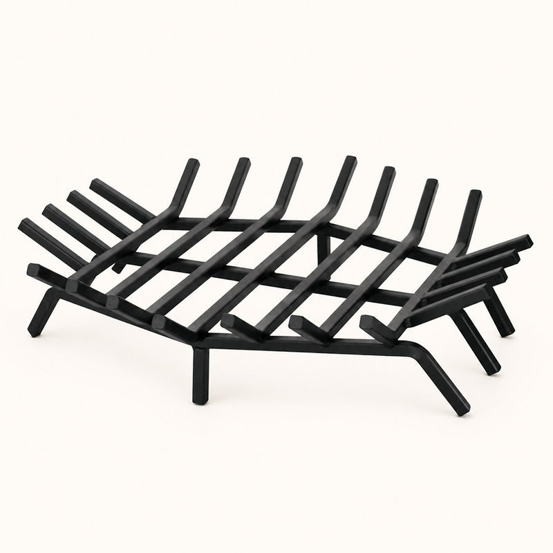 24" Hex Shape Outdoor Fireplace Grate — studio