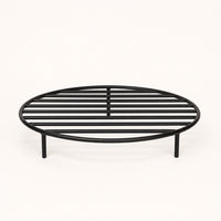 Black Steel Fire Ring Grate - 24" — studio
