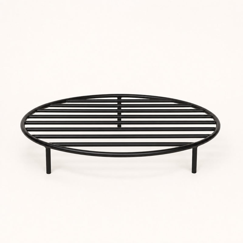 Black Steel Fire Ring Grate - 24" — studio