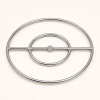 Stainless Steel Round Gas Fire Pit Burner - 18" — studio