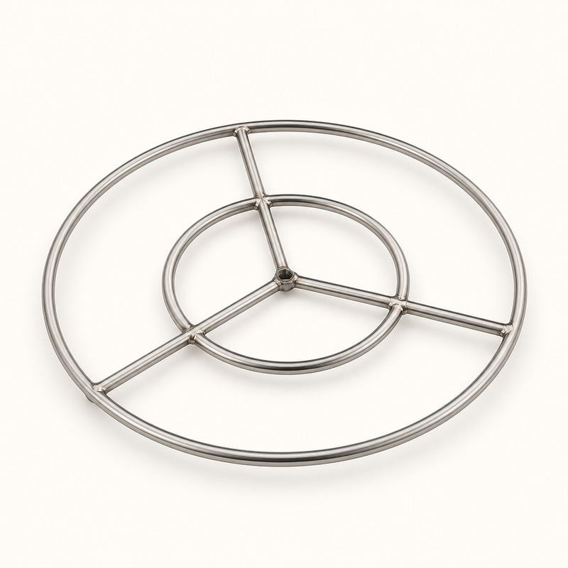 Stainless Steel Natural Gas Fire Ring Burner - 19" — studio