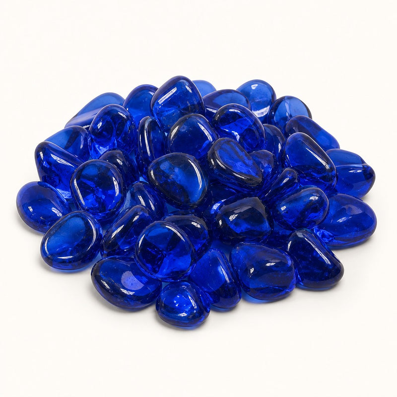 Krystal Fire - Smooth Fire Glass - 1" Royal — studio