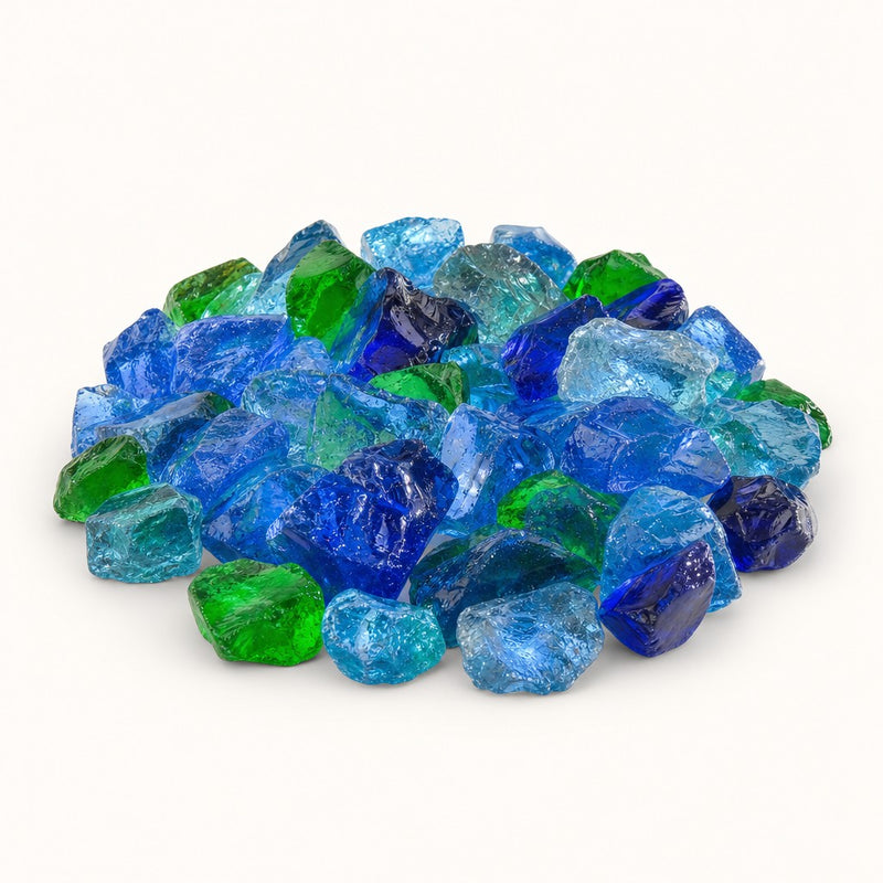 Krystal Fire - Fire Glass - 1/2"-1" Ocean Mix — studio
