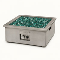 Krystal Fire - Gem Fire Glass - Tropic Blue 10 lbs. — studio