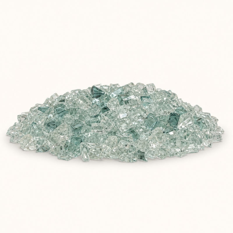 Krystal Fire - Fire Glass - 1/4"-1/2" Clear Filler — studio