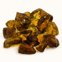 Krystal Fire - Fire Glass - 1/4"-1/2" Amber Ice — studio