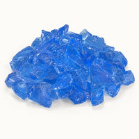 Krystal Fire - Fire Glass - 1/4"-1/2" Blue Ice — studio