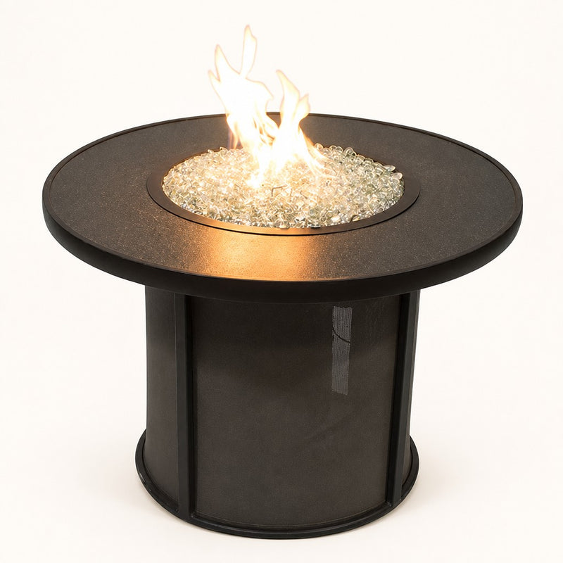 Stonefire Round Crystal Gas Fire Pit Table - 32" — studio
