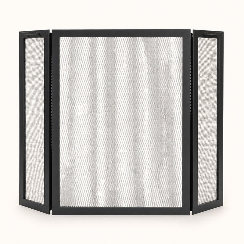 Classic Three Panel Fireplace Screen — studio