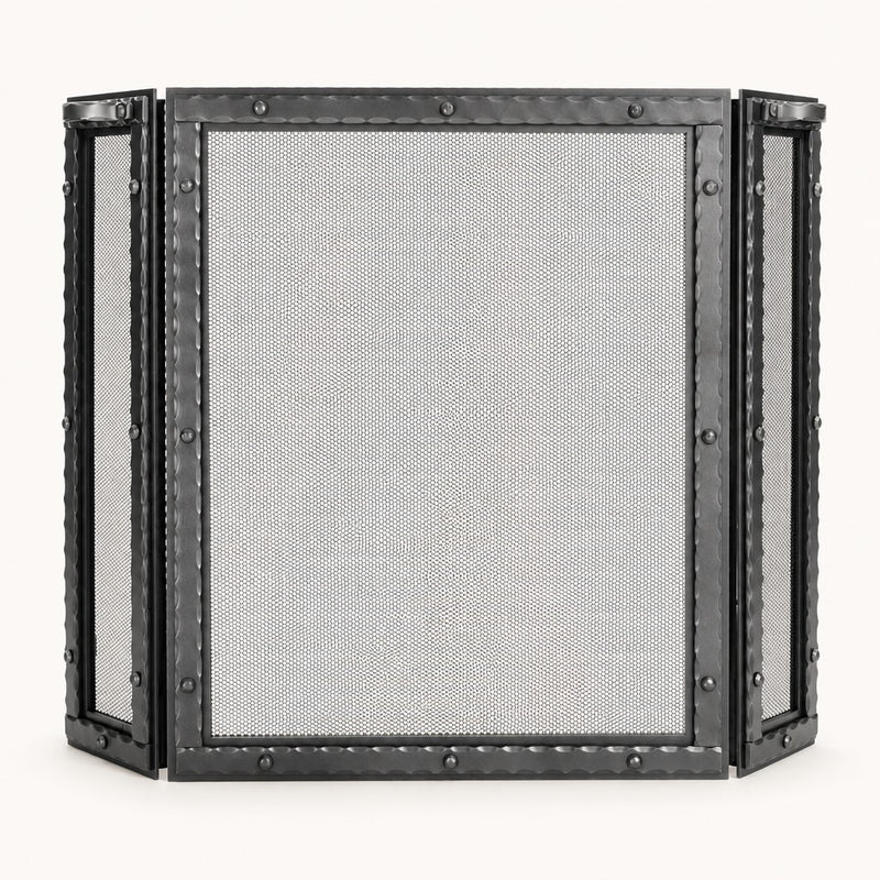 Templar Three Panel Fireplace Screen — studio