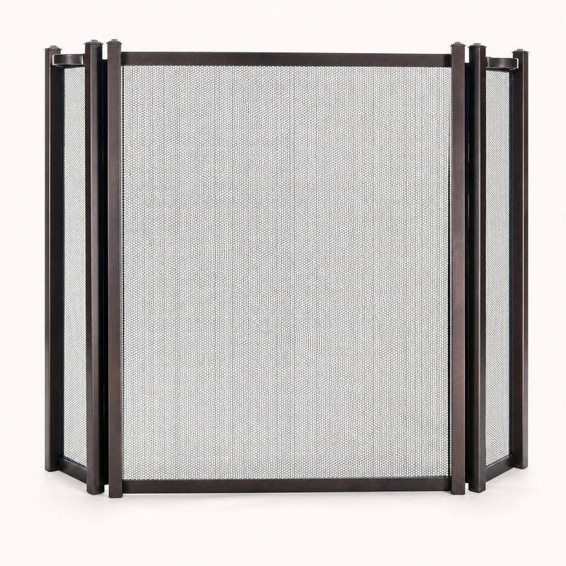 Early American Three Panel Fireplace Screen — studio