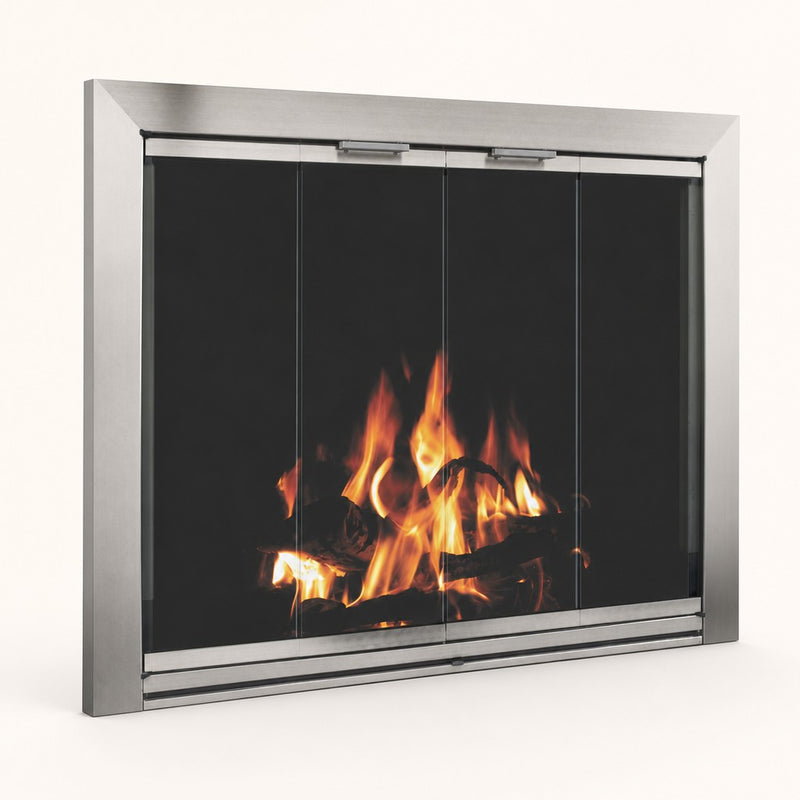 Heritage Bloomfield Custom Masonry Fireplace Door — studio