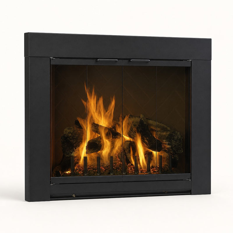 Grande Standard Masonry Fireplace Glass Door — studio