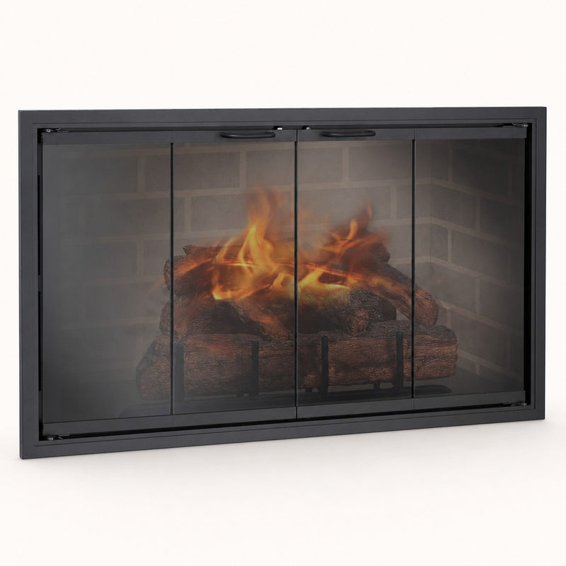 Stiletto Zero Clearance Fireplace Glass Door — studio