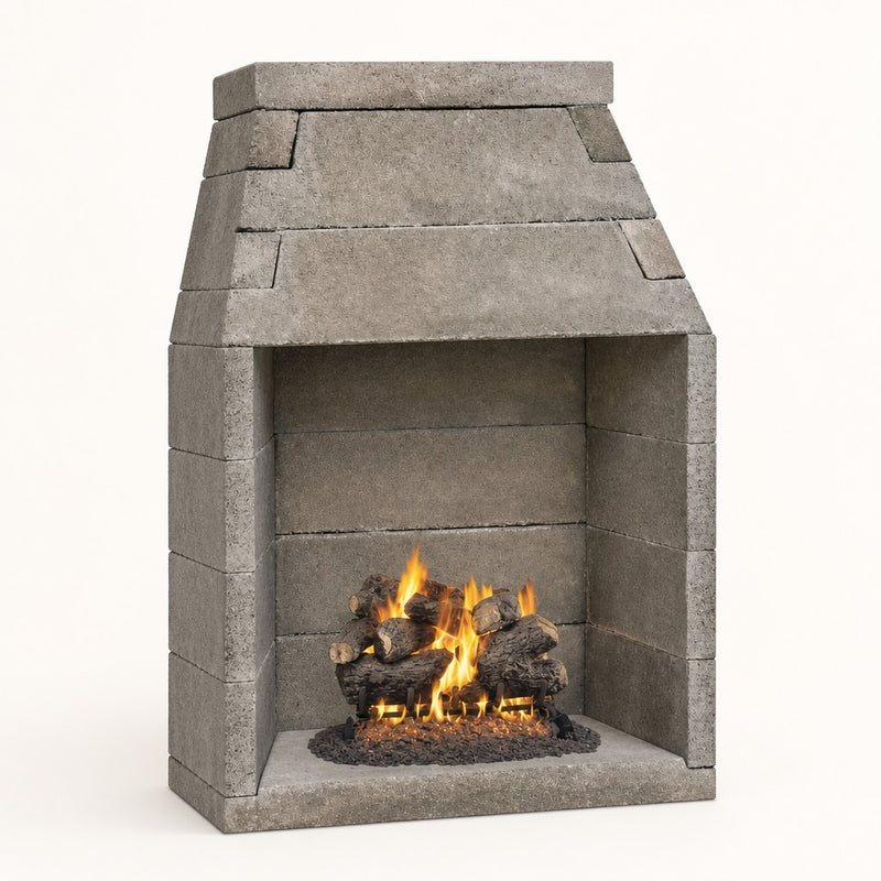 FireRock B-Vent Fireplace - 36" — studio